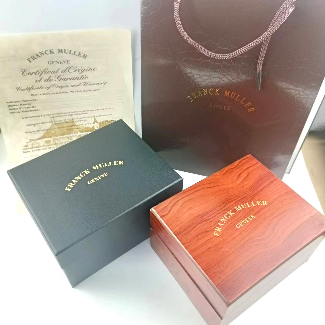 Boitier des montres Franck muller