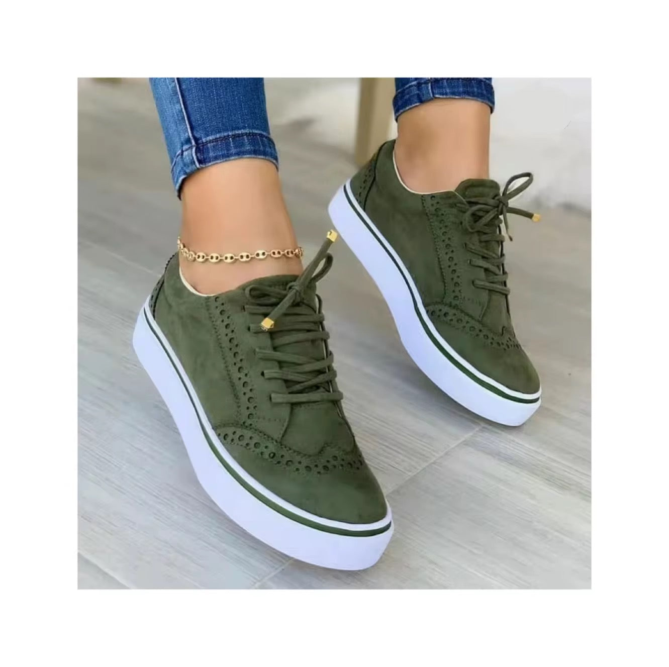 Chaussures Décontractées Femmes en Suède – Look Chic et Confort