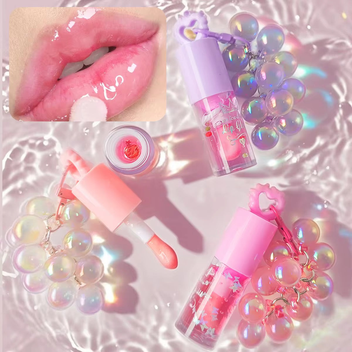 Gloss Cristal Ultra-Brillant – Huile à Lèvres Hydratante & Effet Miroir