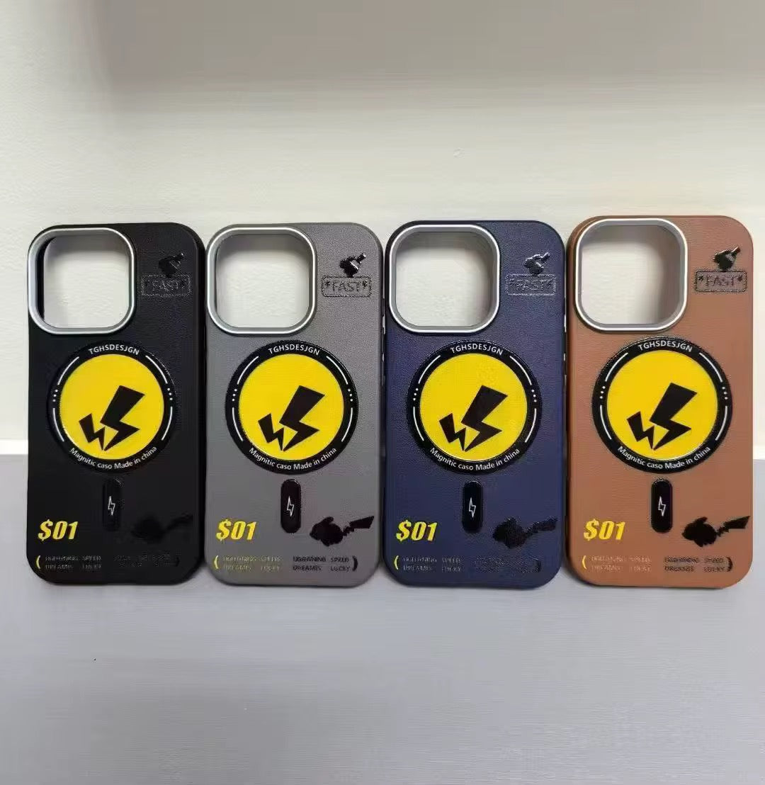 Coque de Protection Magnétique par Sublimation – Design Graphique Urbain pour iPhone 15/16 Pro Max & Samsung S22 à S25 Ultra