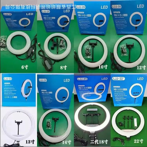 Ring Light LED – Studio de Lumière Complet avec Trépied