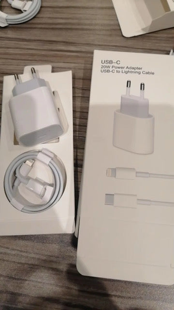 Boîtier de Vente, Emballage Rigide pour Kit Chargeur et Câble iPhone & Android