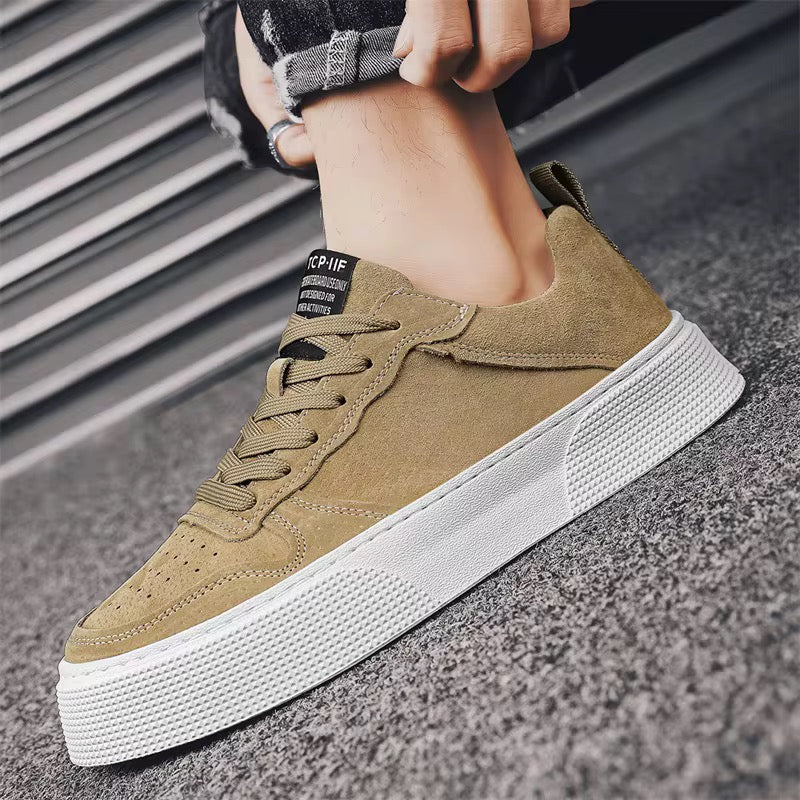 Baskets Homme en Daim – Chaussures de Planche Souples et Décontractées