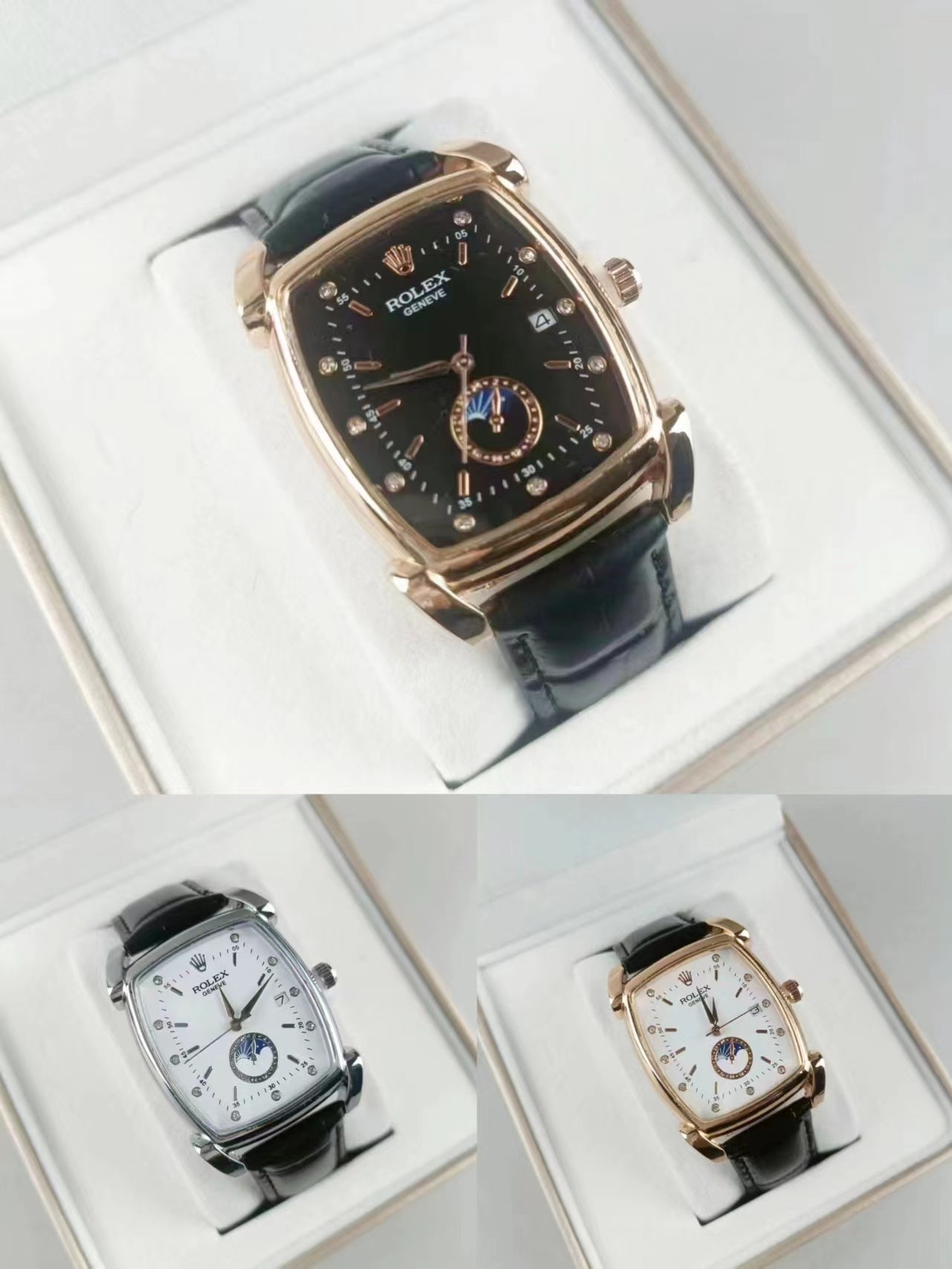 Montre inspirée de la collection Rolex Cellini Moonphase