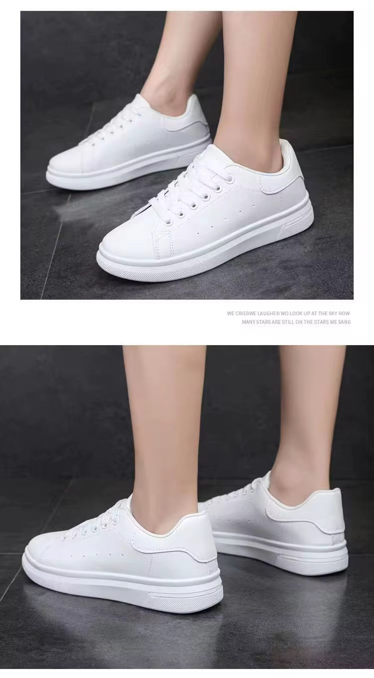 Baskets Blanches Polyvalentes – Confort Décontracté & Look Moderne