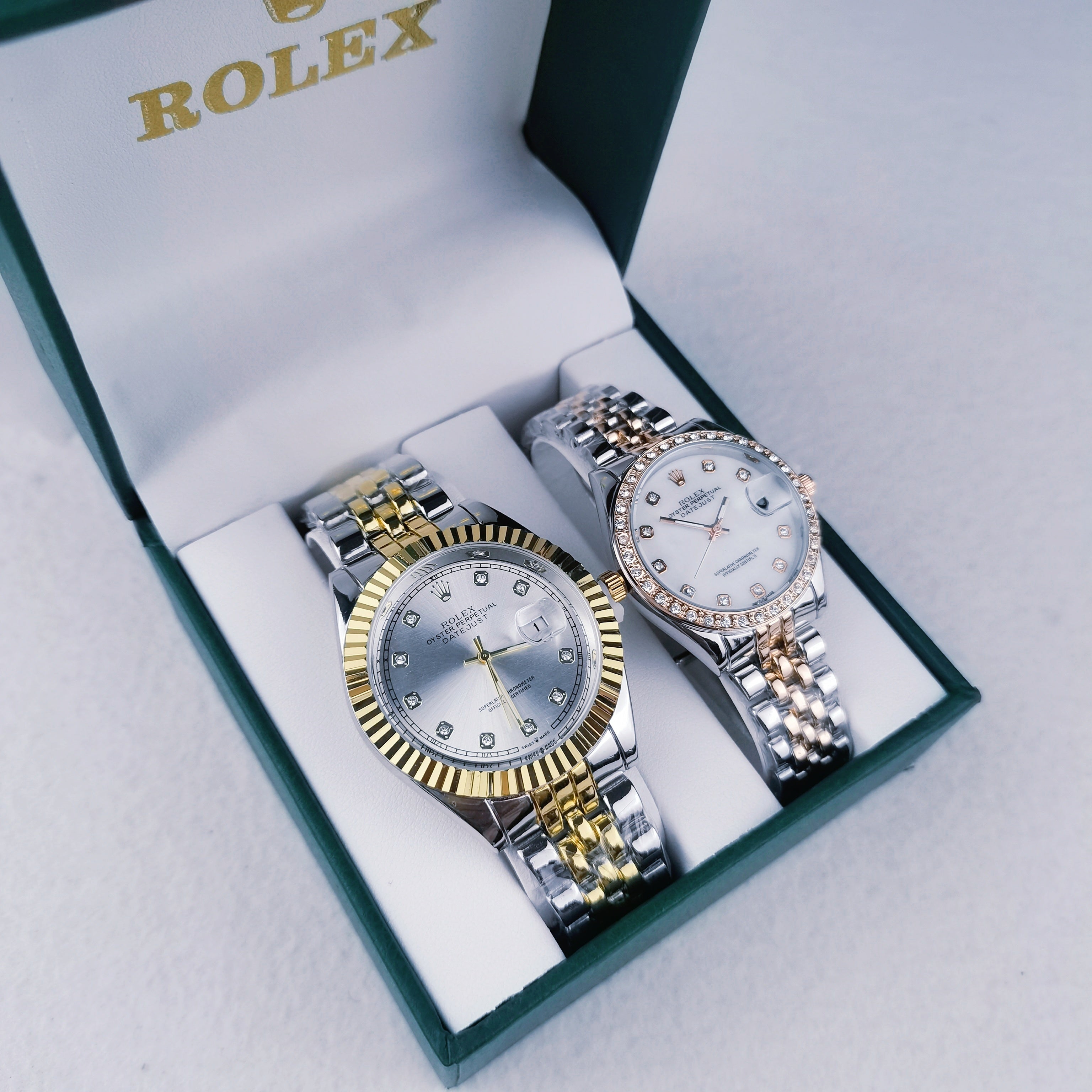 montre inspirée Rolex Oyster Datejust kit complet pour homme et femme