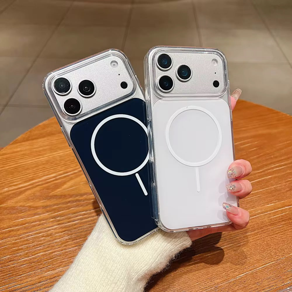 Coque iPhone Transparente en TPU Antichoc – Compatible Charge MagSafe