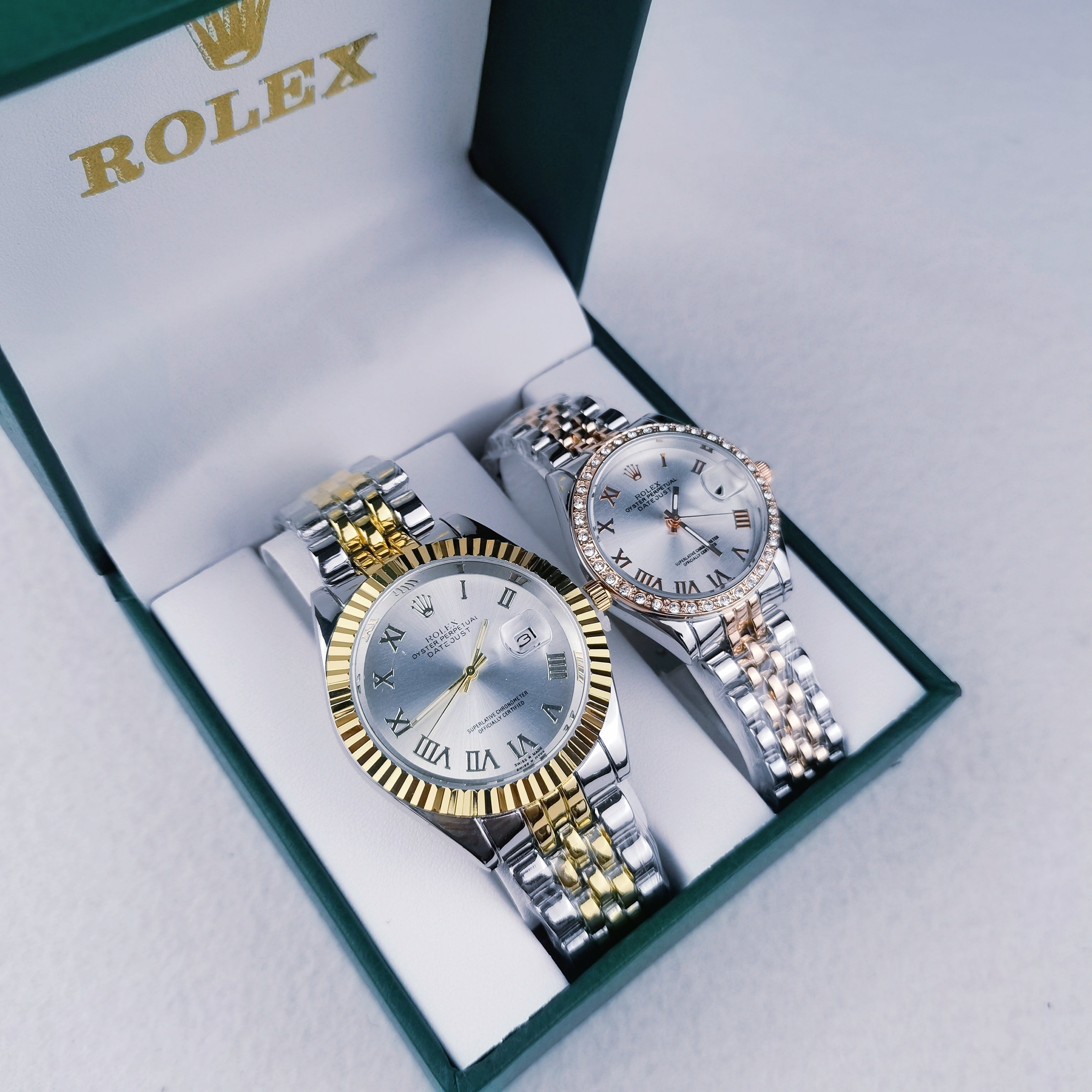 montre inspirée Rolex Oyster Datejust kit complet pour homme et femme