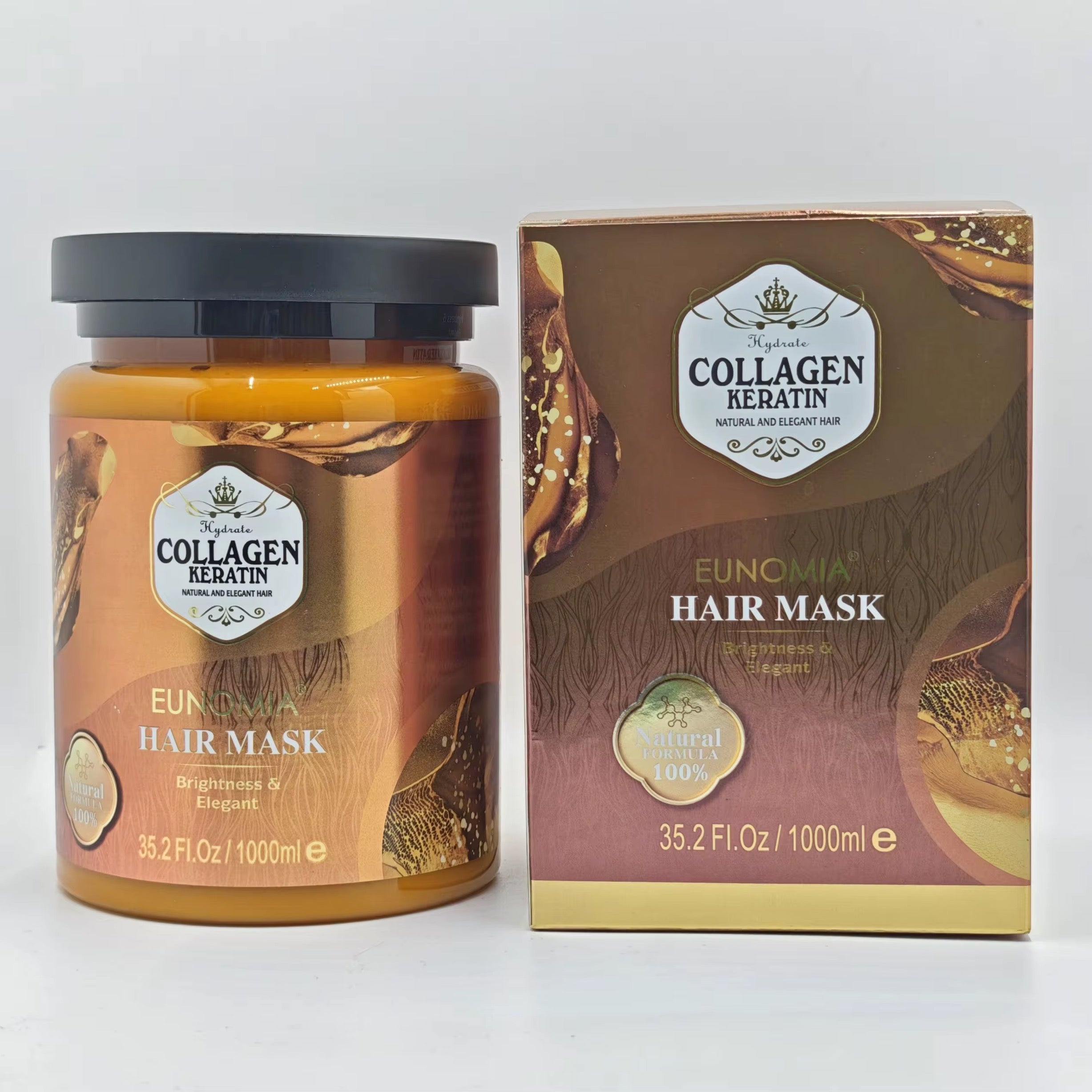 Gamme Eunomia Premium - Pack Renaissance Capillaire - Soin Professionnel pour cheveuxLissage & Réparation Intense