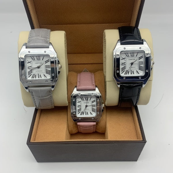 Montre inspirée de la légendaire Cartier Santos