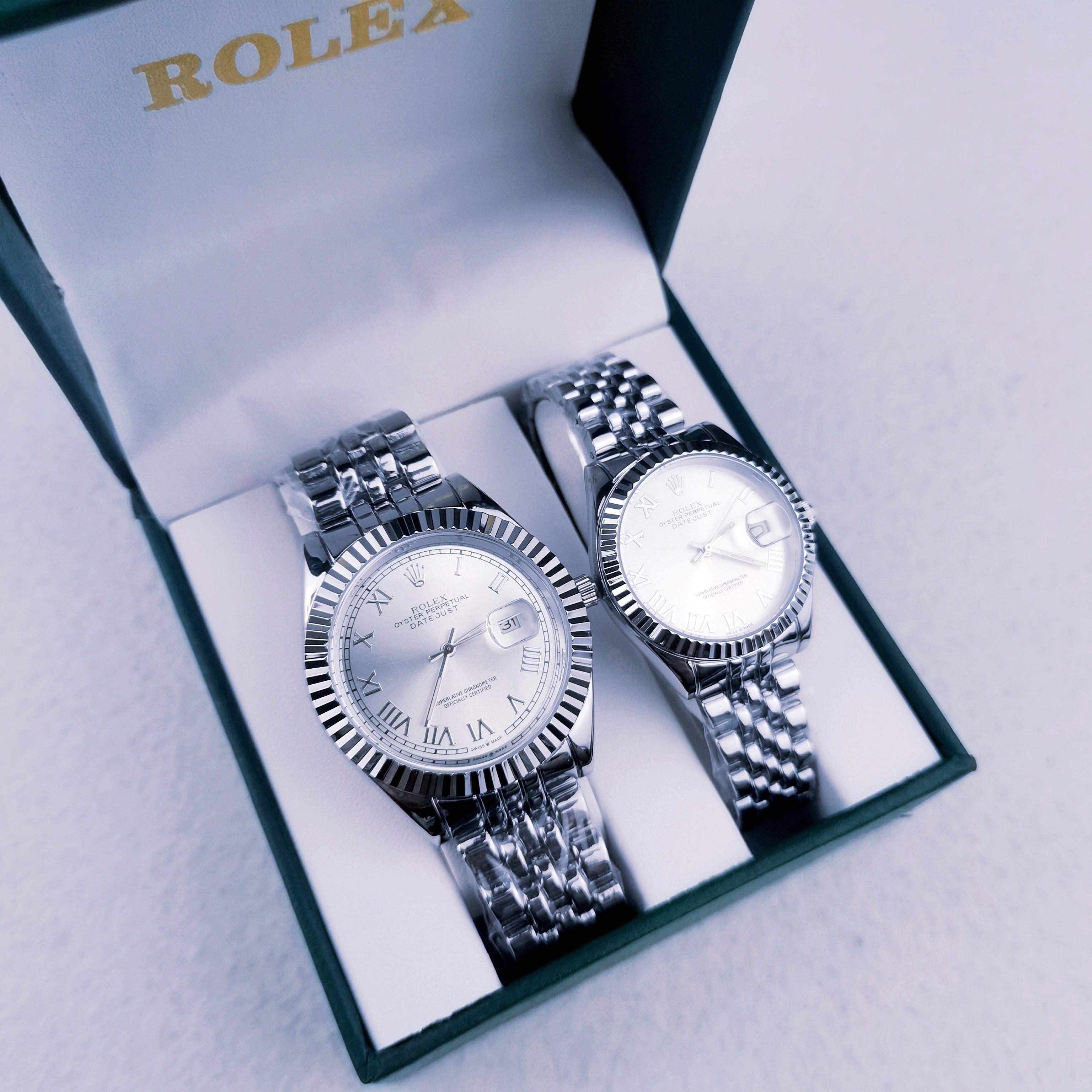 montre inspirée Rolex Oyster Datejust kit complet pour homme et femme