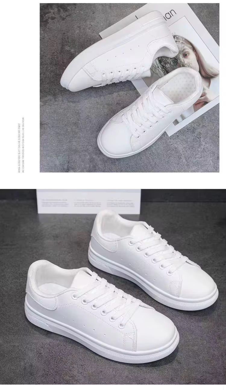 Baskets Blanches Polyvalentes – Confort Décontracté & Look Moderne