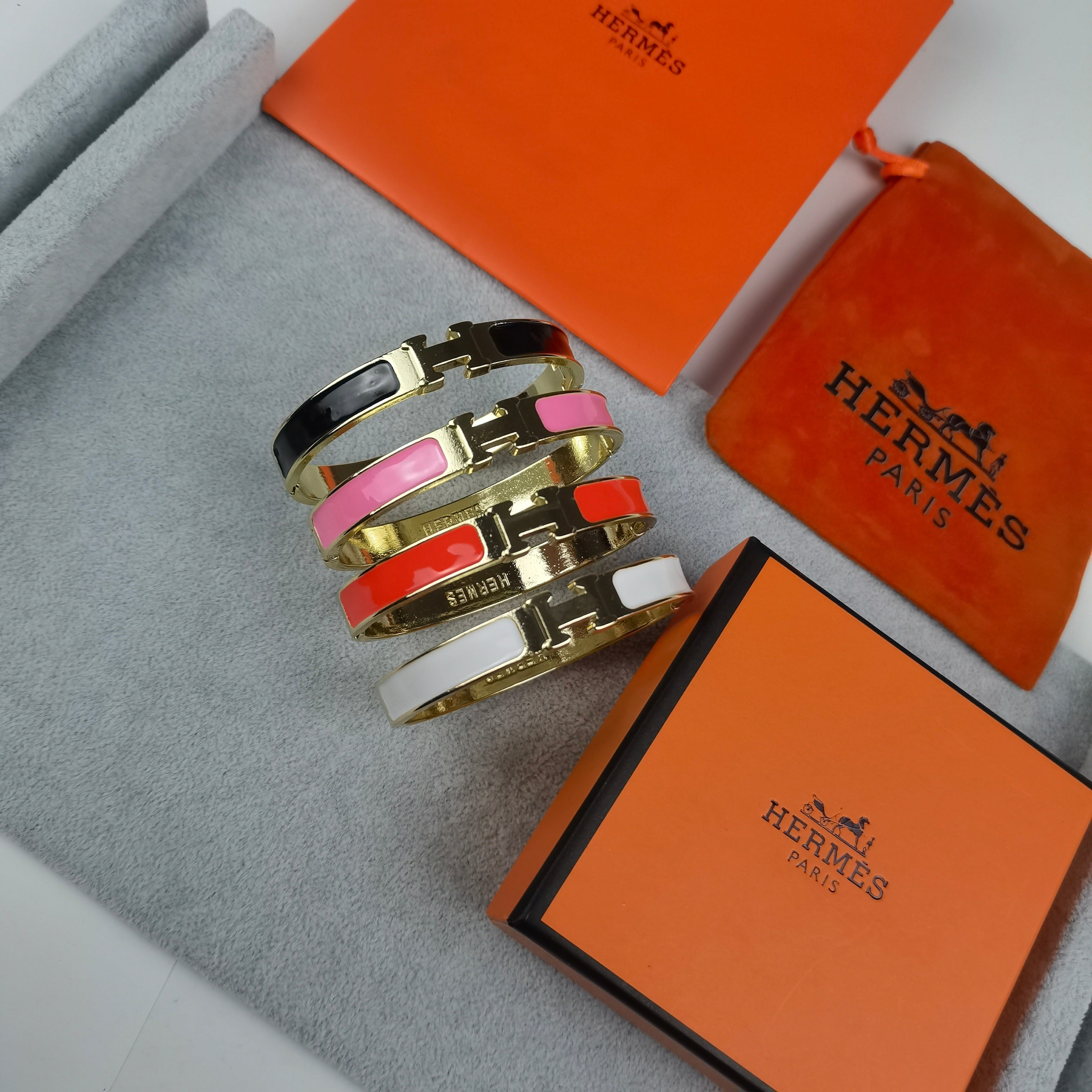 Bracelet Inspiré de la Clic H d'Hermès
