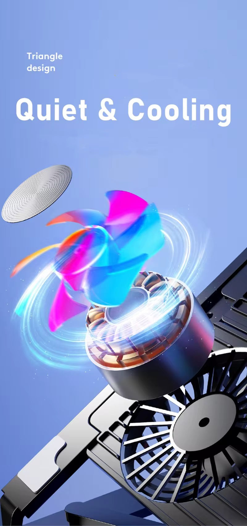 Support Ventilé pour Ordinateur Portable et Tablette – Design Pliable