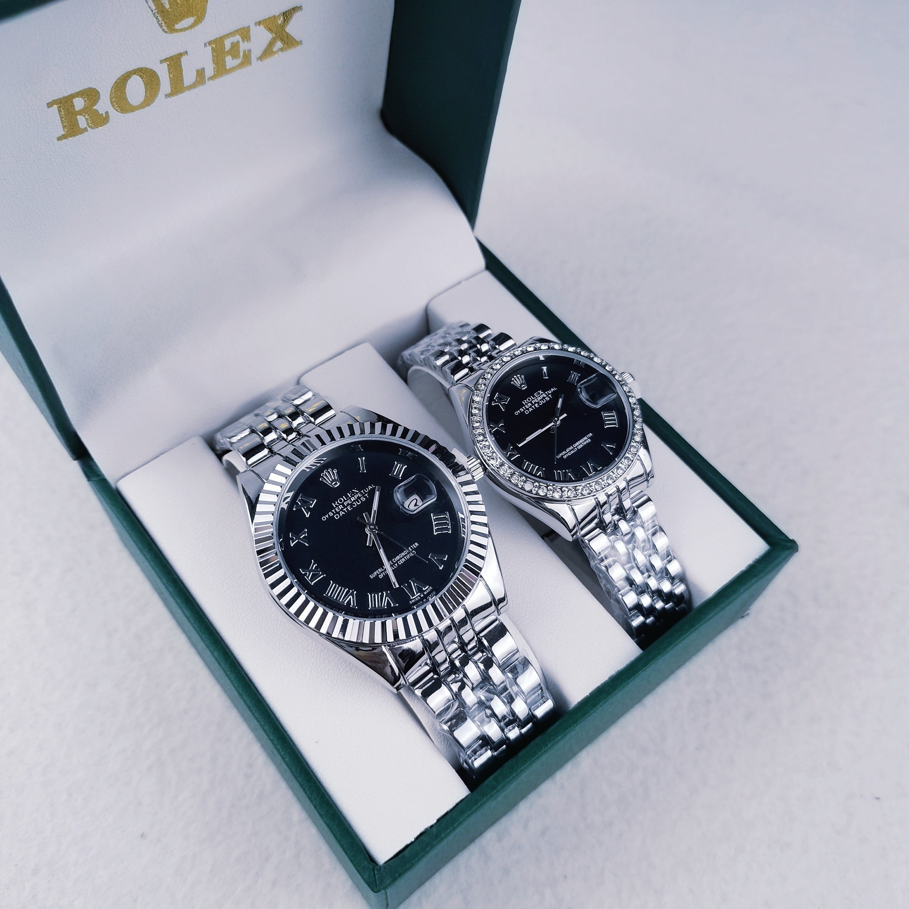 montre inspirée Rolex Oyster Datejust kit complet pour homme et femme