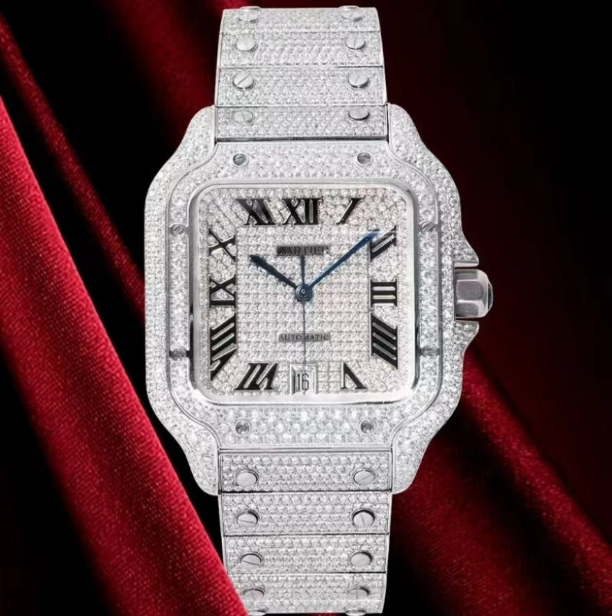 Montre inspirée de la légendaire Cartier Santos