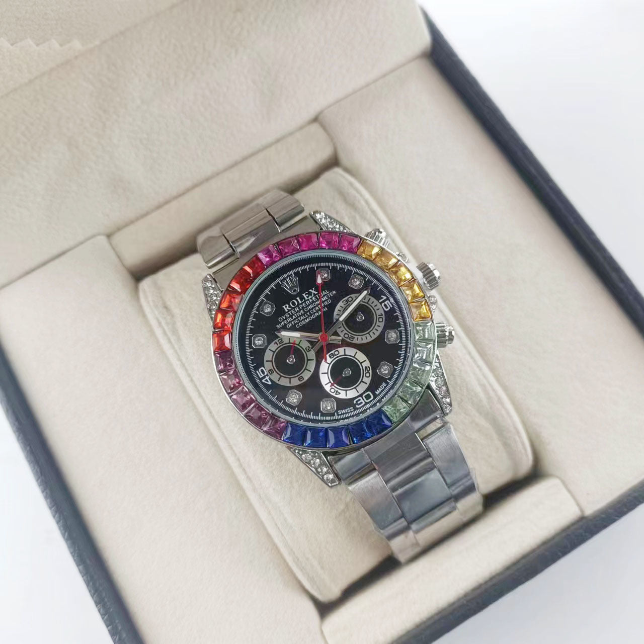 Montre élégante inspirée de l'iconique Rolex Oyster Perpetual Datejust