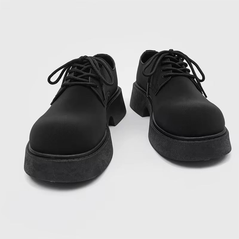 Chaussures Derby "Obsidian" – Style Britannique & Semelle Plateforme