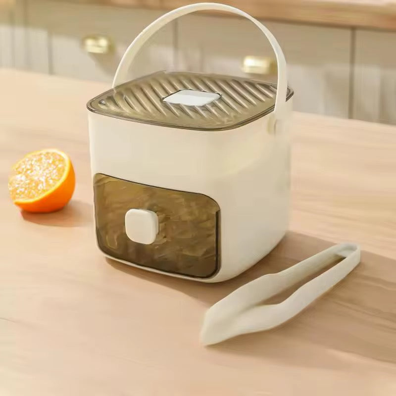 Machine à Glaçons Manuelle avec Réservoir – Idéal pour Cocktails, Jus et Boissons Fraîches