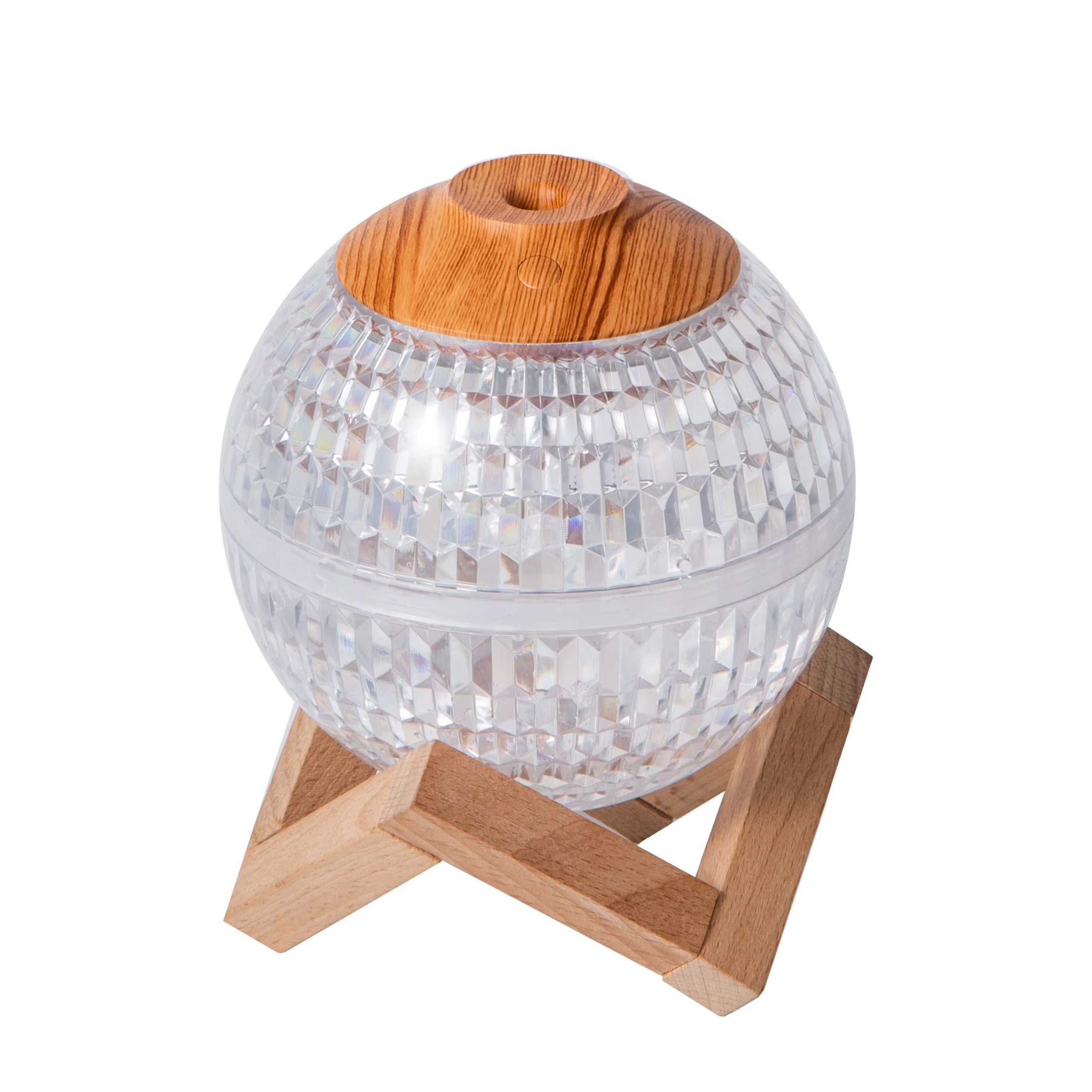 Diffuseur d'Huiles Essentielles LED - Effet Cristal & Brume Ultrasonique