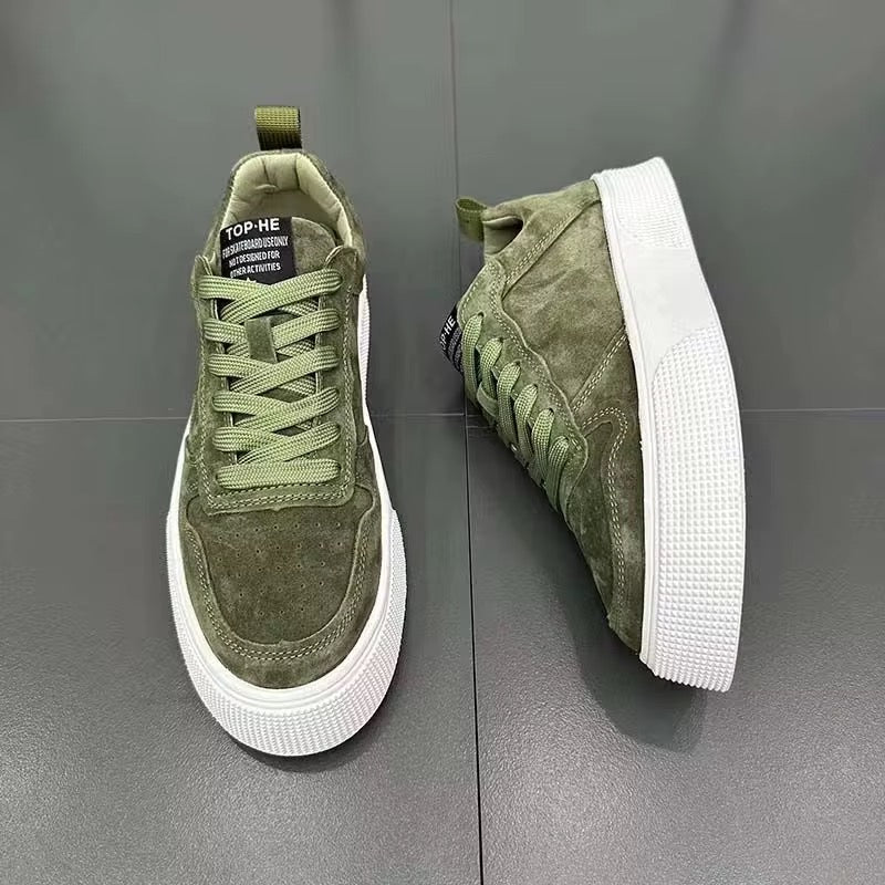 Baskets Homme en Daim – Chaussures de Planche Souples et Décontractées