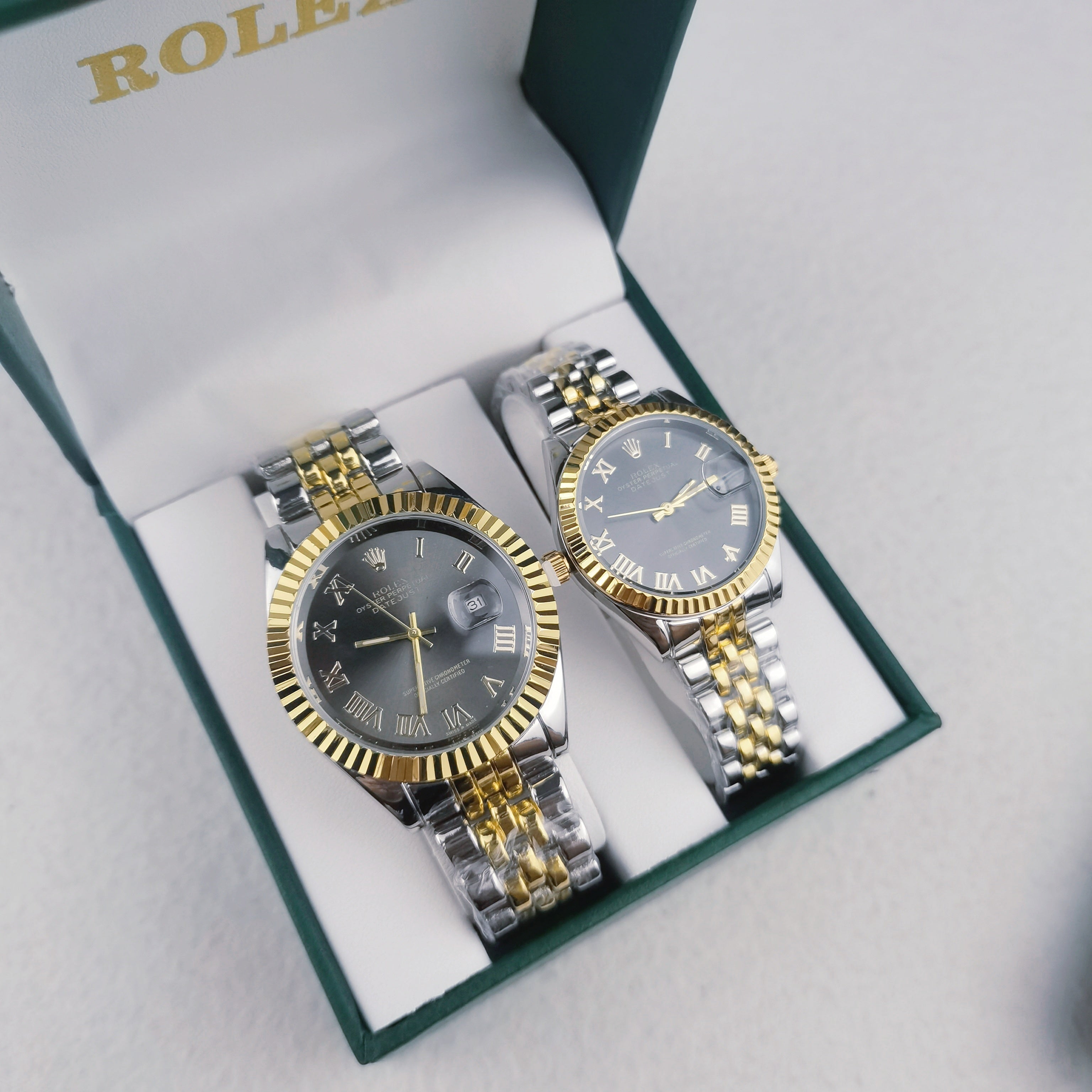 montre inspirée Rolex Oyster Datejust kit complet pour homme et femme