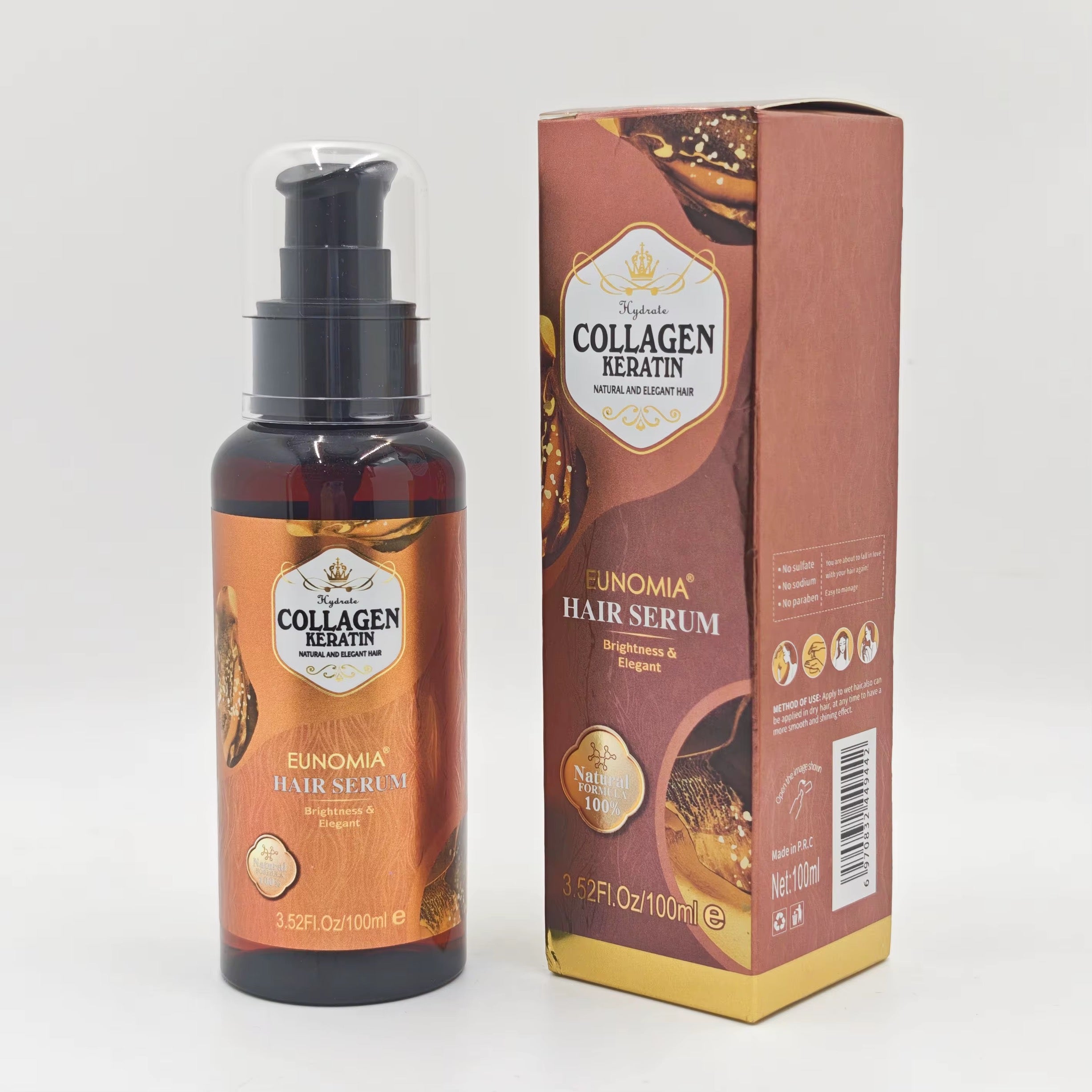 Gamme Eunomia Premium - Pack Renaissance Capillaire - Soin Professionnel pour cheveuxLissage & Réparation Intense