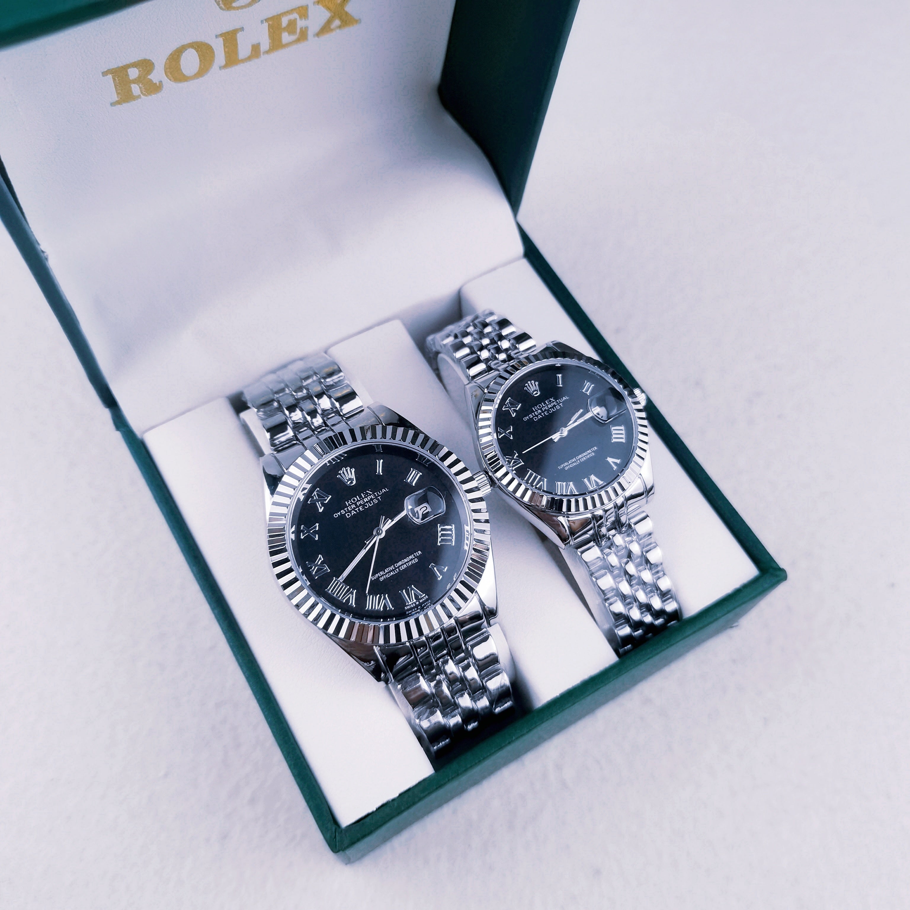 montre inspirée Rolex Oyster Datejust kit complet pour homme et femme