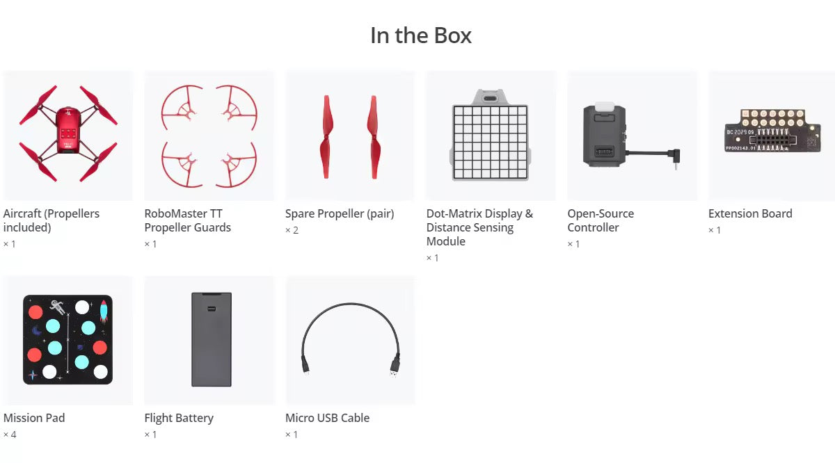 DJI RoboMaster TT - Drone Éducatif et d'Initiation au Codage