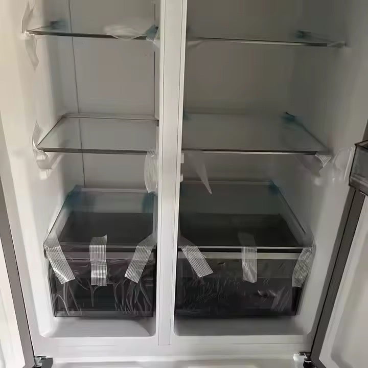 Réfrigérateur Intelligent "Black Onyx" 495L - Double Porte avec Distributeur d'Eau