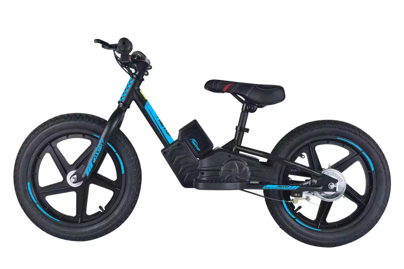 Draisienne Électrique 12/16 Pouces – Vélo d'Équilibre à Batterie sans Pédale pour Apprentissage et Extérieur