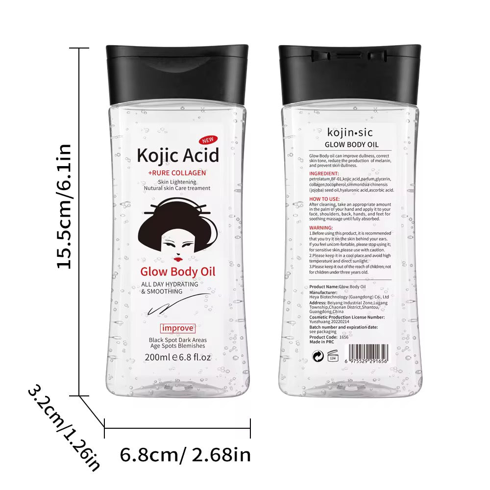 Huile Corporelle Éclat Kojic Acid & Pure Collagen