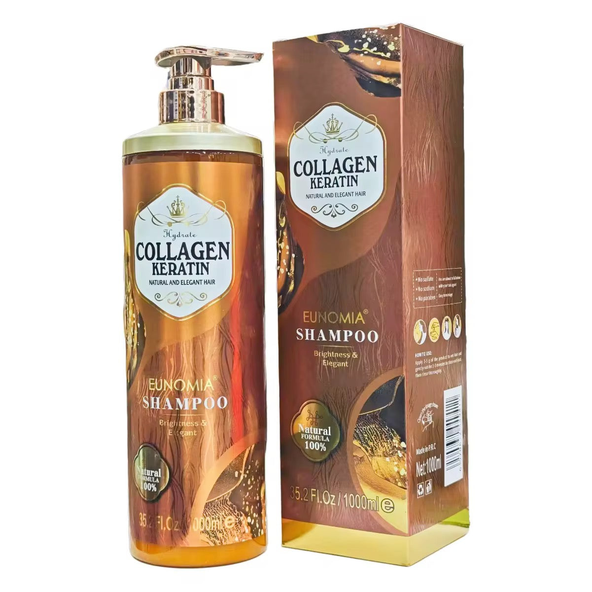 Gamme Eunomia Premium - Pack Renaissance Capillaire - Soin Professionnel pour cheveuxLissage & Réparation Intense