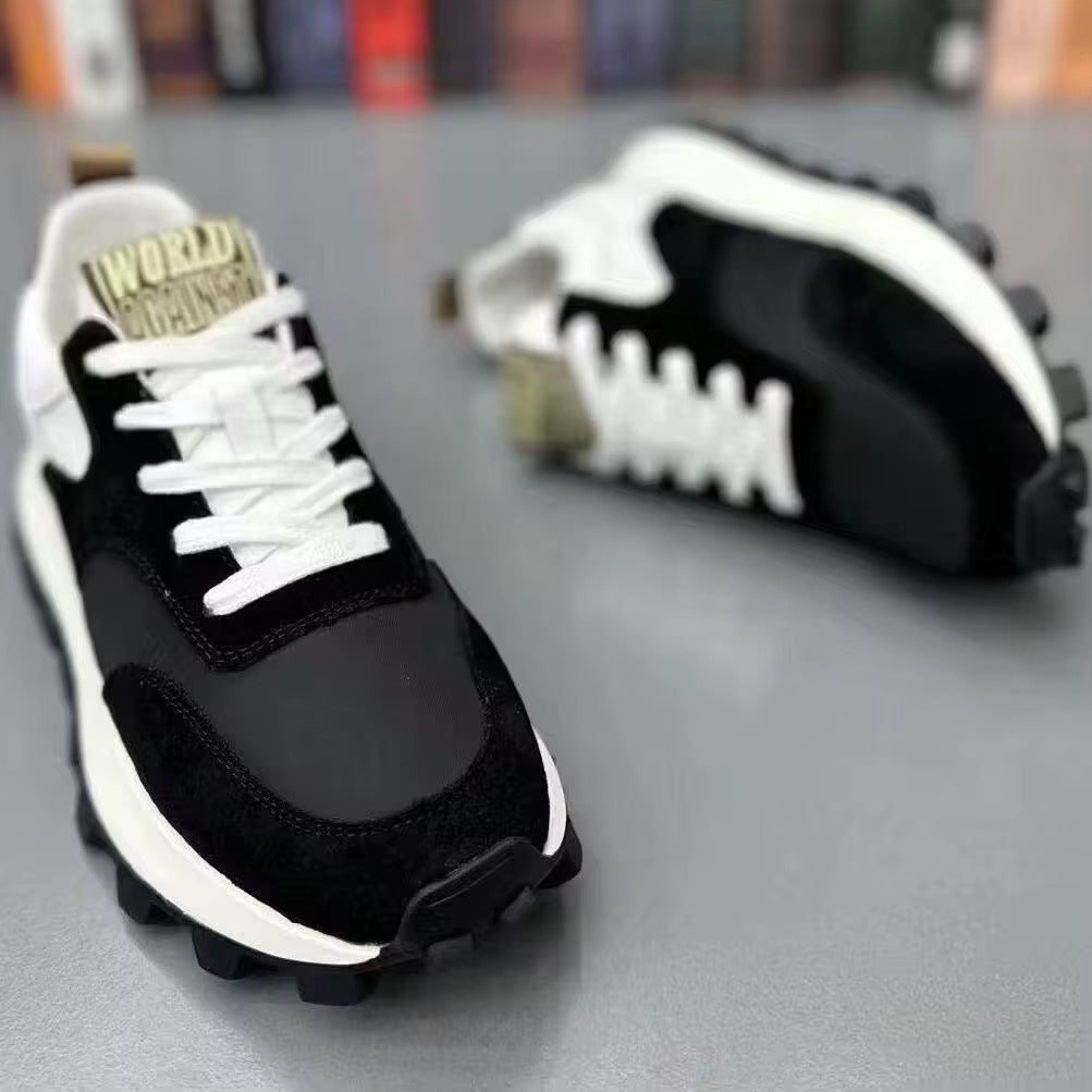 Baskets Homme à Semelle Épaisse – Design Respirant et Antidérapant