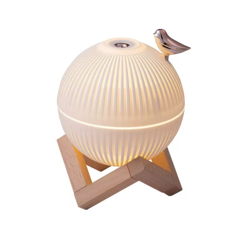 Diffuseur de Brume Créatif Design Astre - Lampe d'Ambiance LED pour Bureau