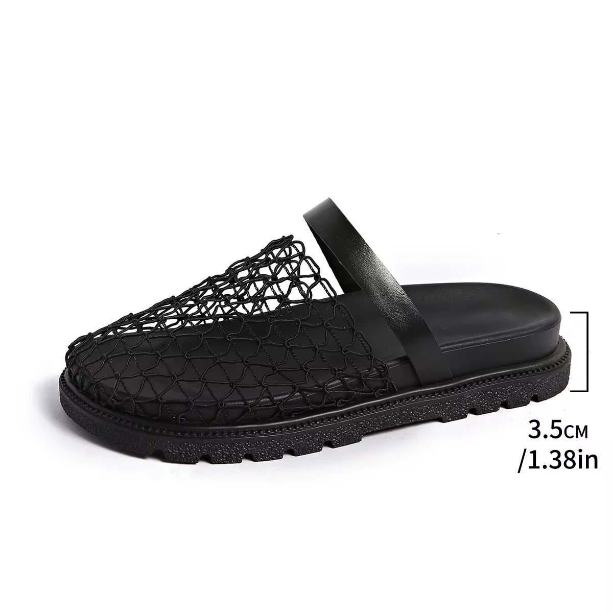 Sandales d'Été 2026 Femme – Chaussures en Maille Respirante à Bout Fermé