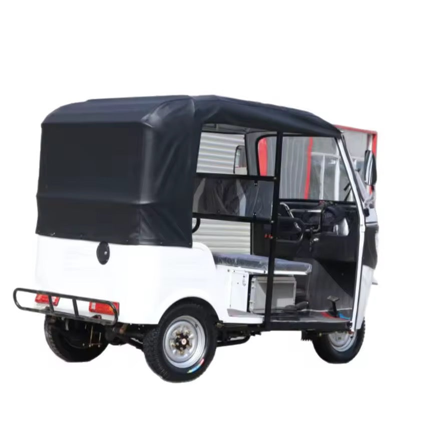 Tricycle à Essence 3 Roues – Transport de Passagers & Taxi Urbain (Moteur 200cc)