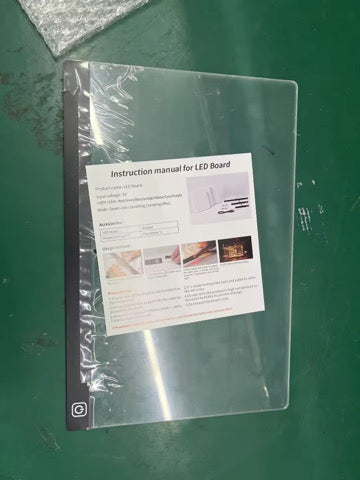 Tableau de Notes LED 3D – Veilleuse Personnalisable en Acrylique avec Feutre Effaçable