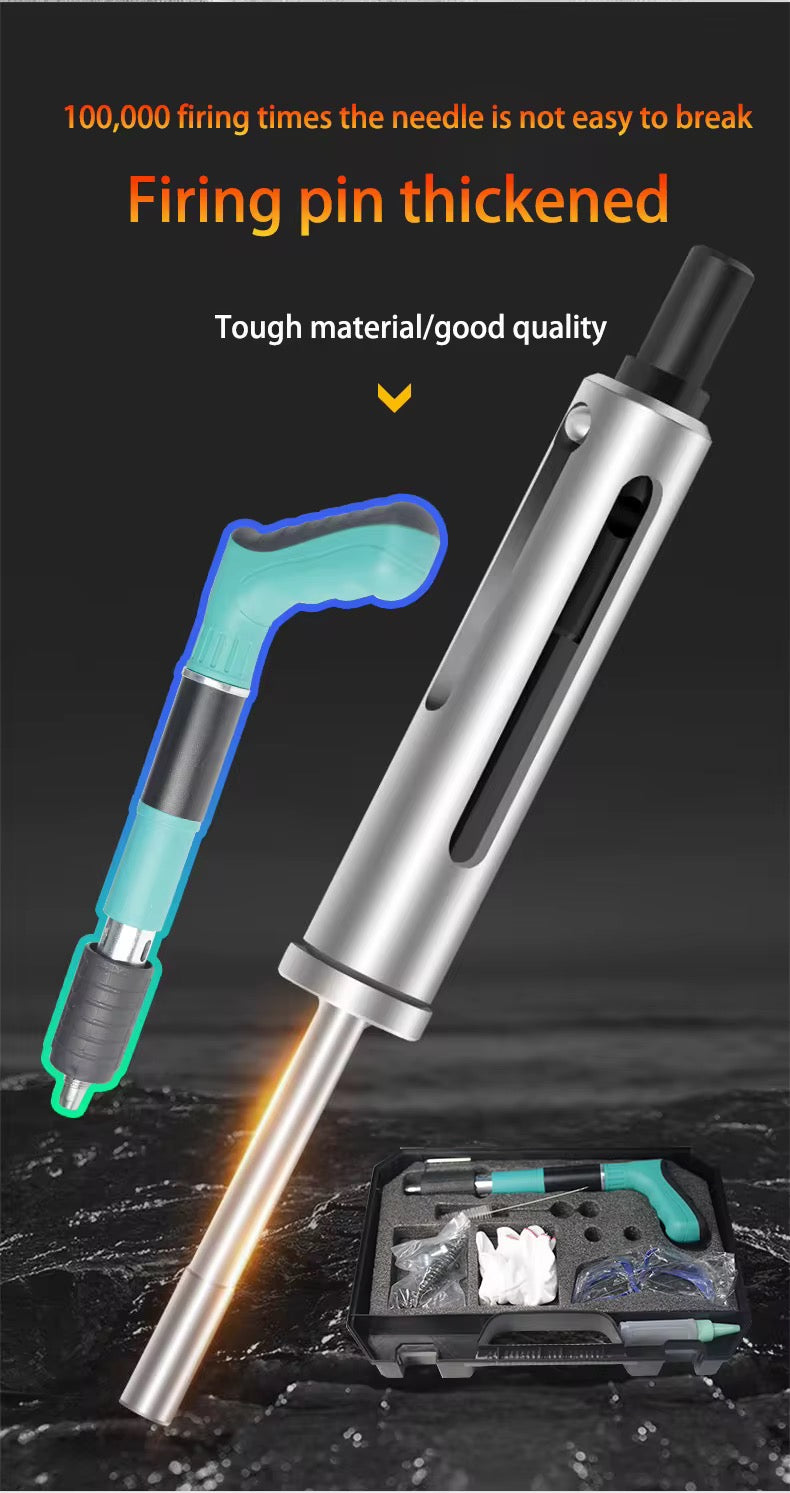 Pistolet à Clous en Acier – Fixation Instantanée avec Mallette de Transport