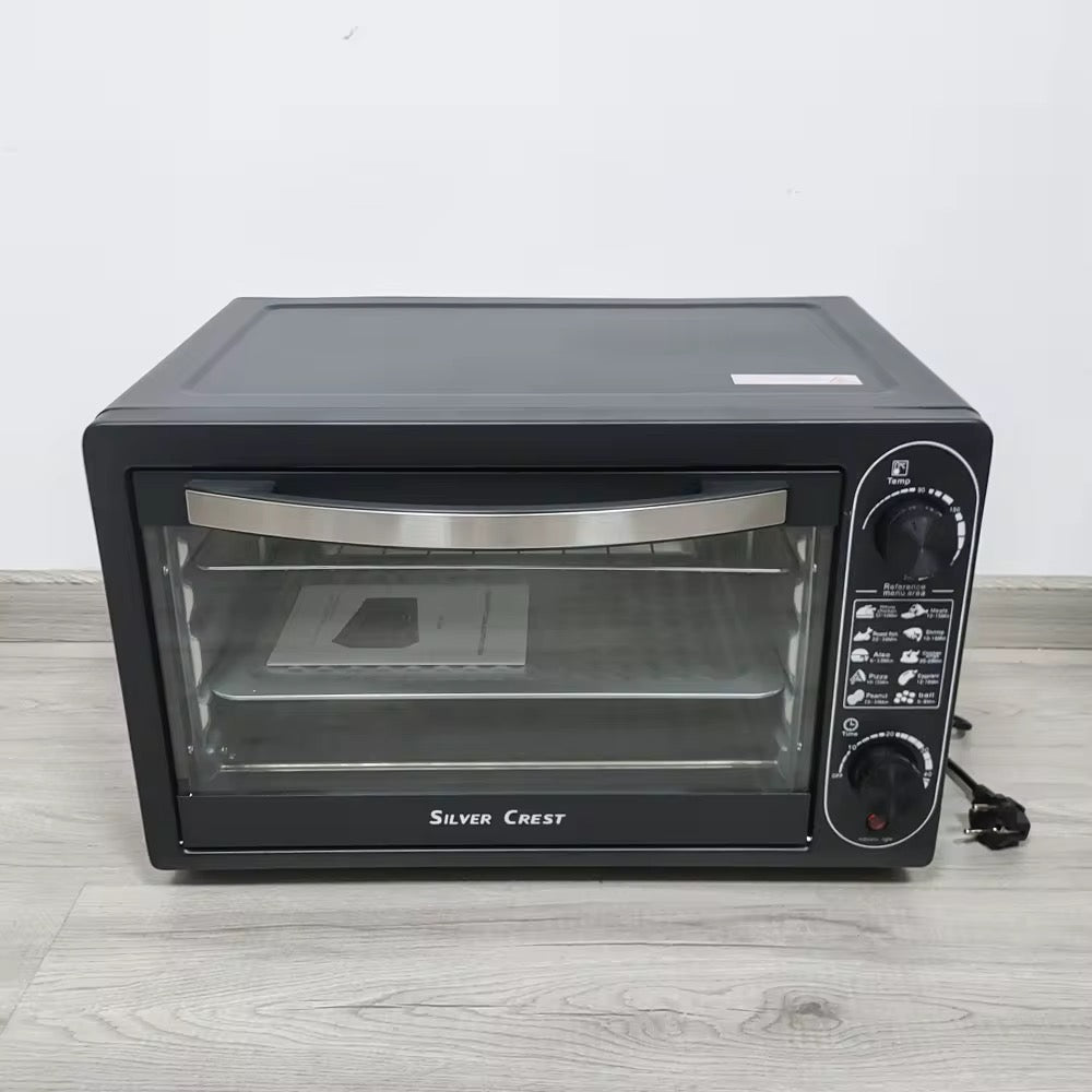 Four Électrique Silver Crest 48L – Multifonction & Grill de Comptoir
- Mini Four 48 Litres Silver Crest – Four à Pizza Électrique Certifié CE avec Minuteur