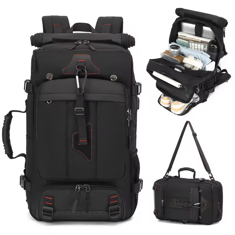 Sac à Dos de Voyage Multi-Compartiments avec Compartiment Chaussures