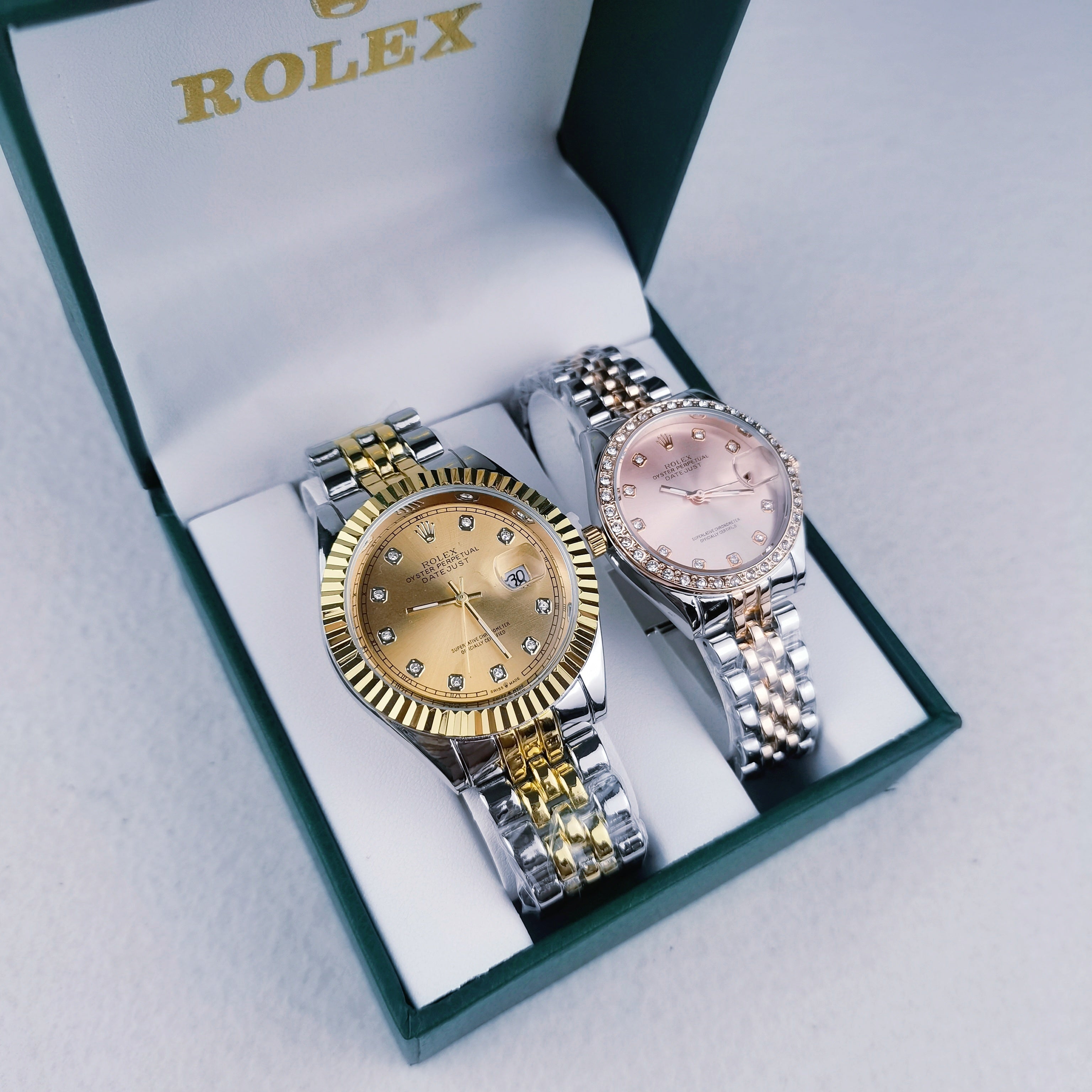 montre inspirée Rolex Oyster Datejust kit complet pour homme et femme