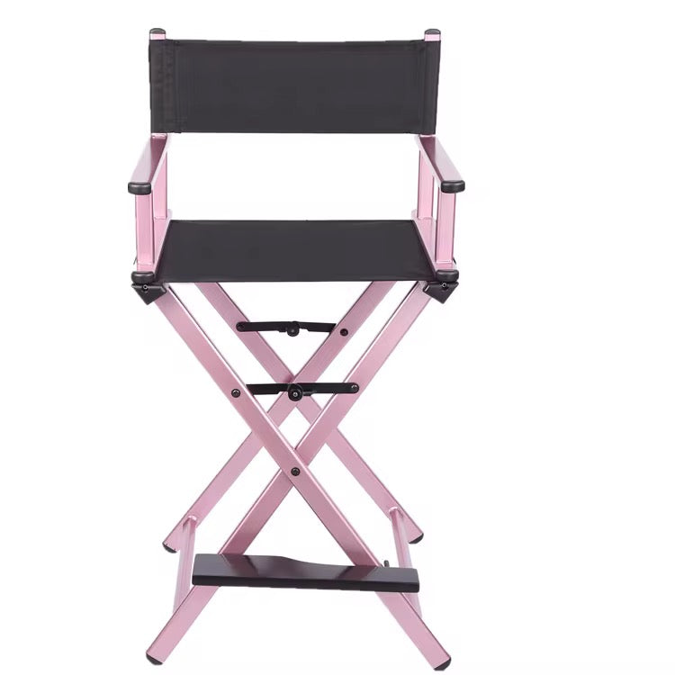 Fauteuil de Maquillage Pliable en Aluminium – Équipement Salon de Beauté & Studio