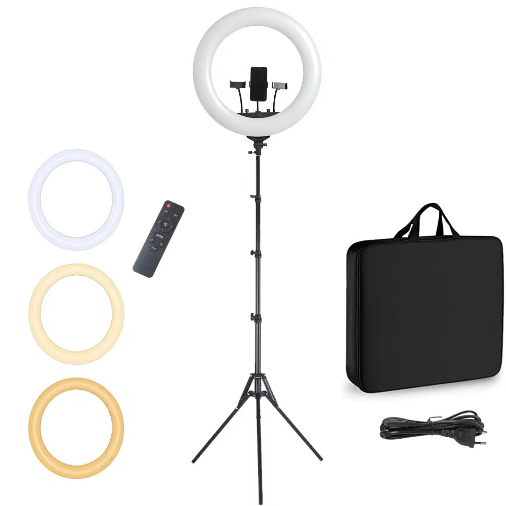 Ring Light LED – Studio de Lumière Complet avec Trépied