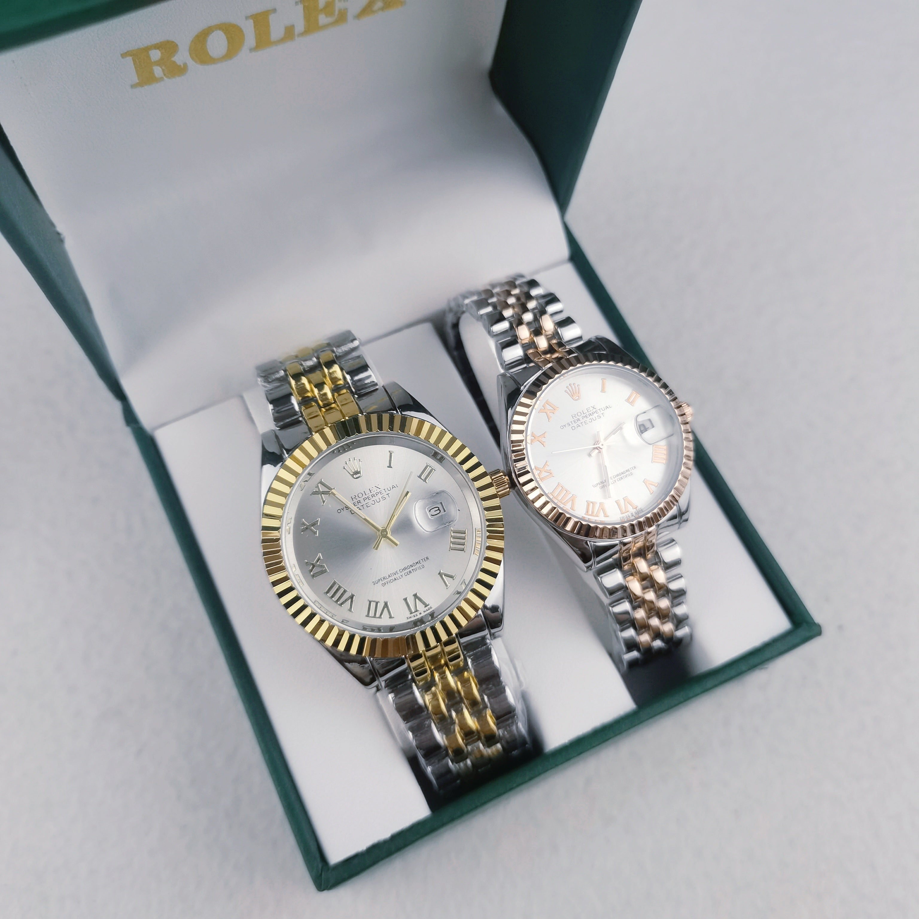 montre inspirée Rolex Oyster Datejust kit complet pour homme et femme