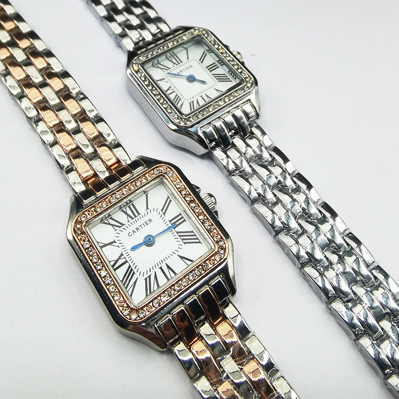 Montre inspirée de la légendaire Cartier Santos