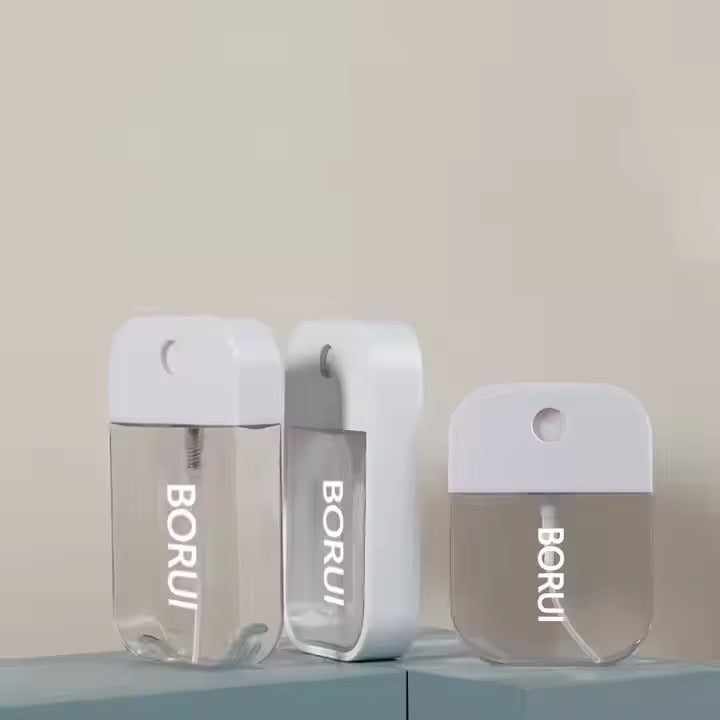 Brumisateur de Poche Ultra-Plat – Format Carte de Crédit 38ml/50ml, Spray de Précision pour Parfum & Hygiène