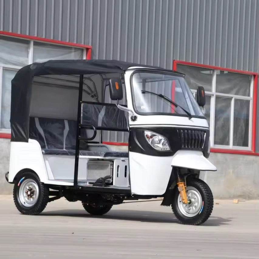 Tricycle à Essence 3 Roues – Transport de Passagers & Taxi Urbain (Moteur 200cc)