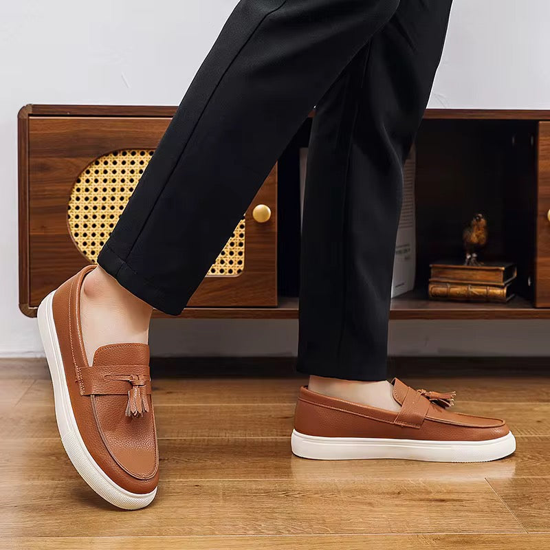 Mocassins "Riviera" à Pampilles – Confort Urbain & Cuir Souple