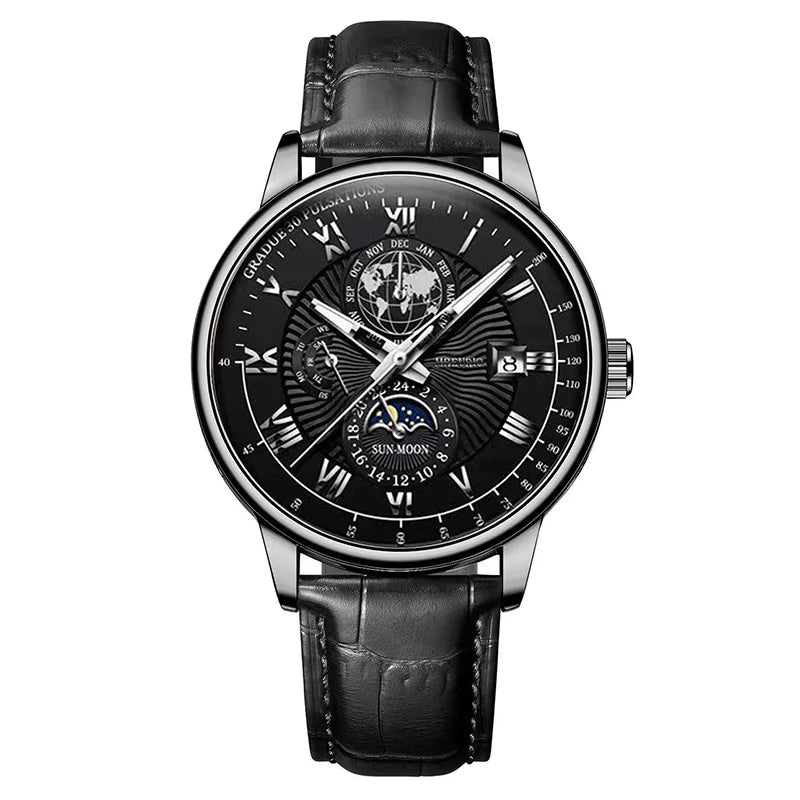 Montre homme tendance ciel étoilé lune Fenyi